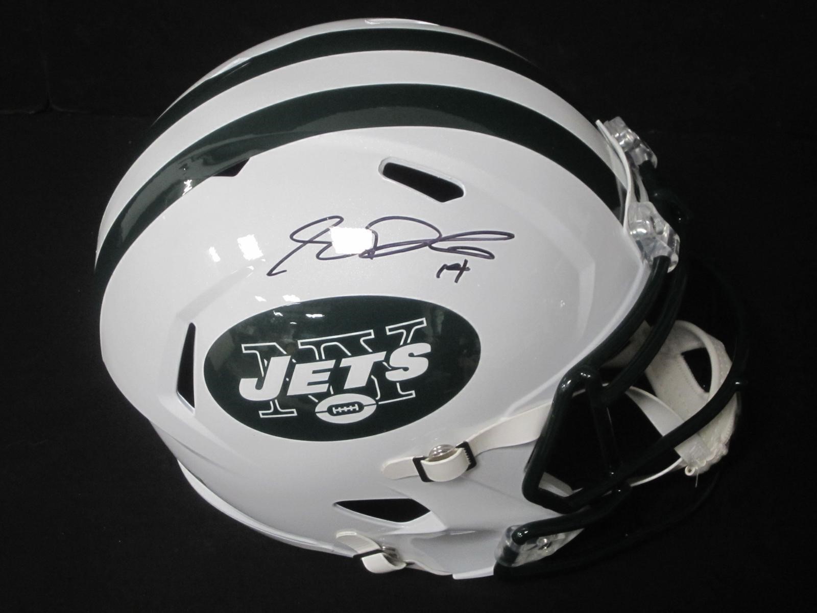 SAM DARNOLD SIGNED JETS FS HELMET FANATICS