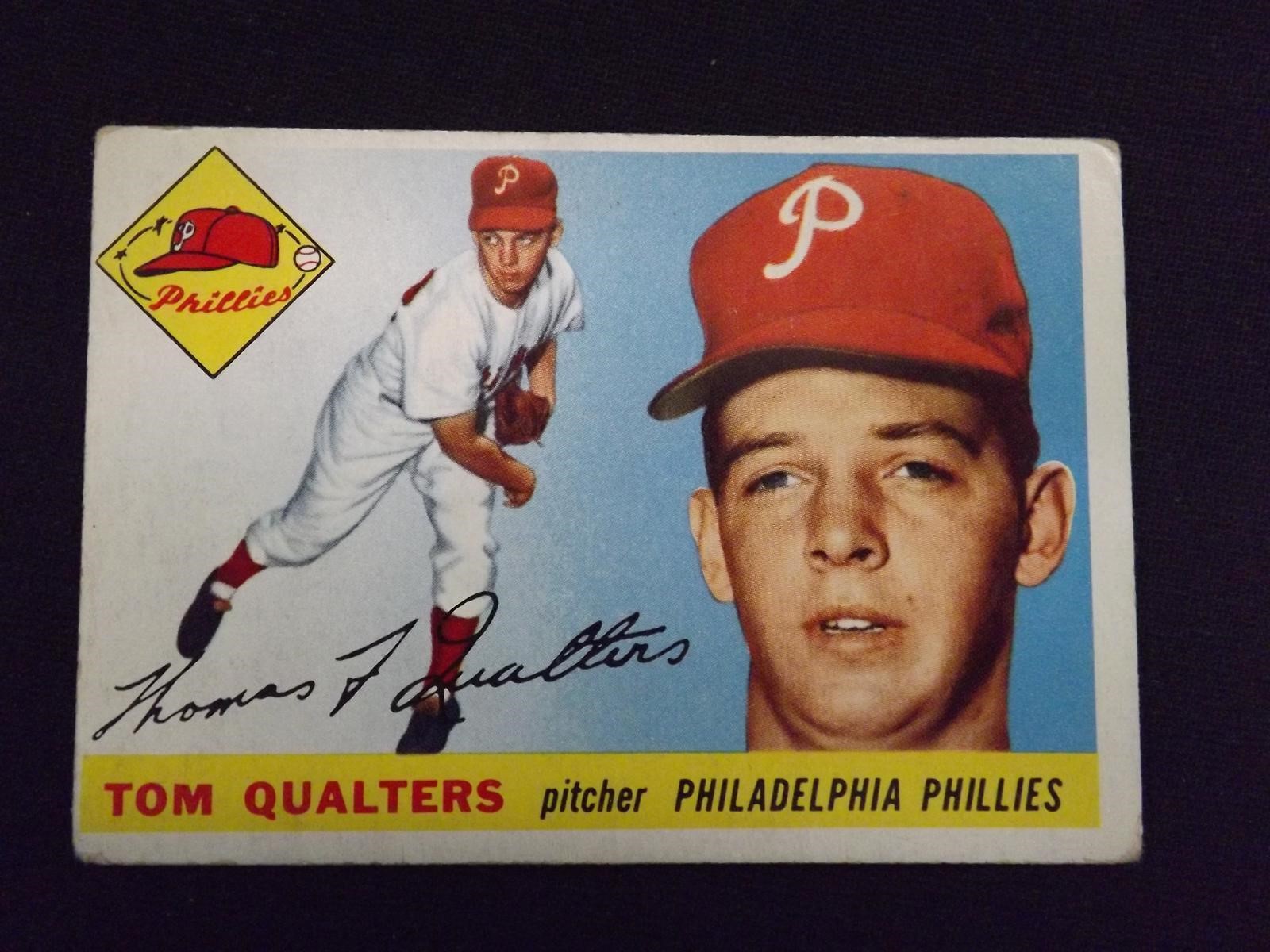 1955 TOPPS #33 TOM QUALTERS PHILLIES