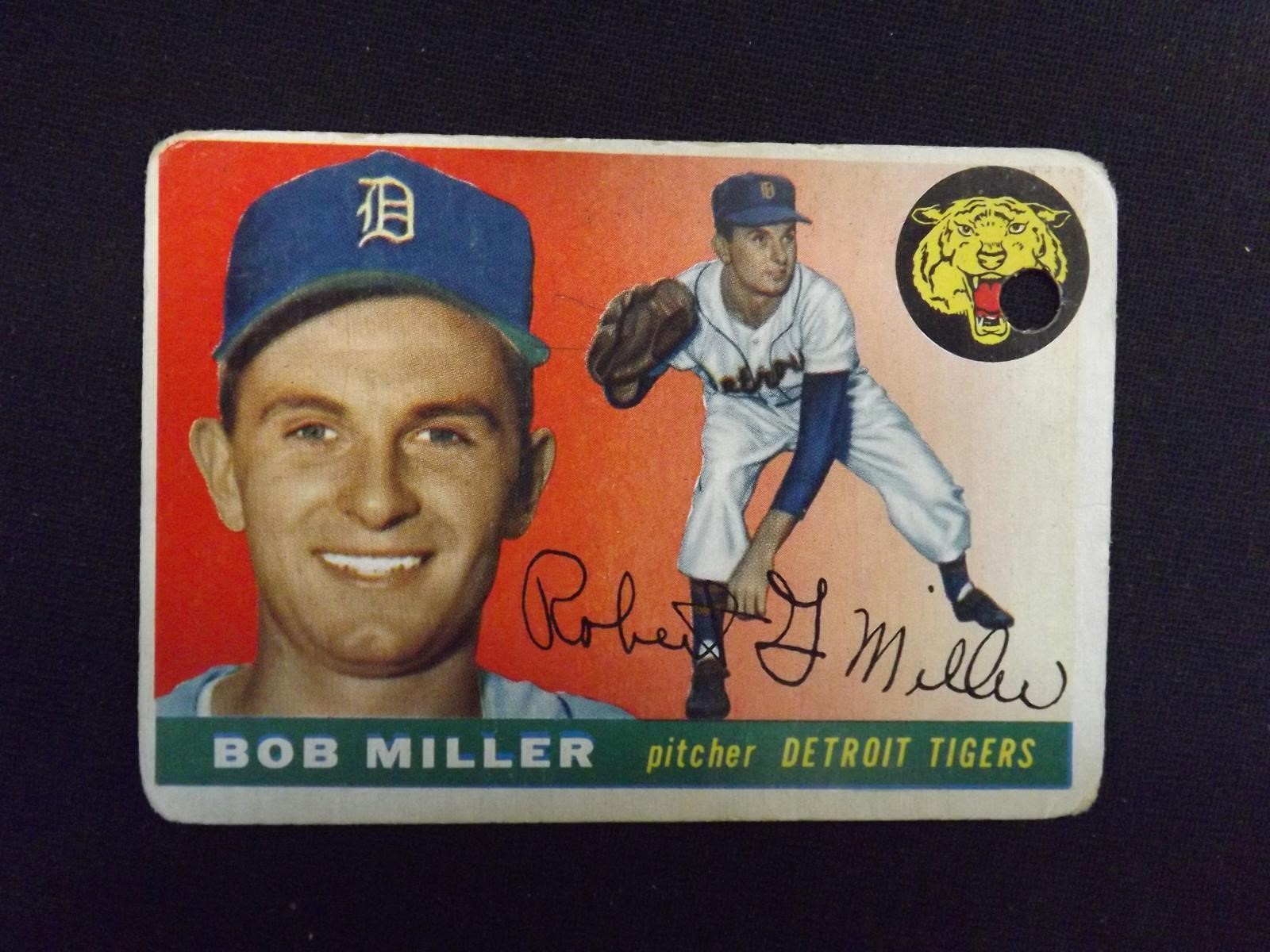 1955 TOPPS #9 BOB MILLER DETROIT TIGERS