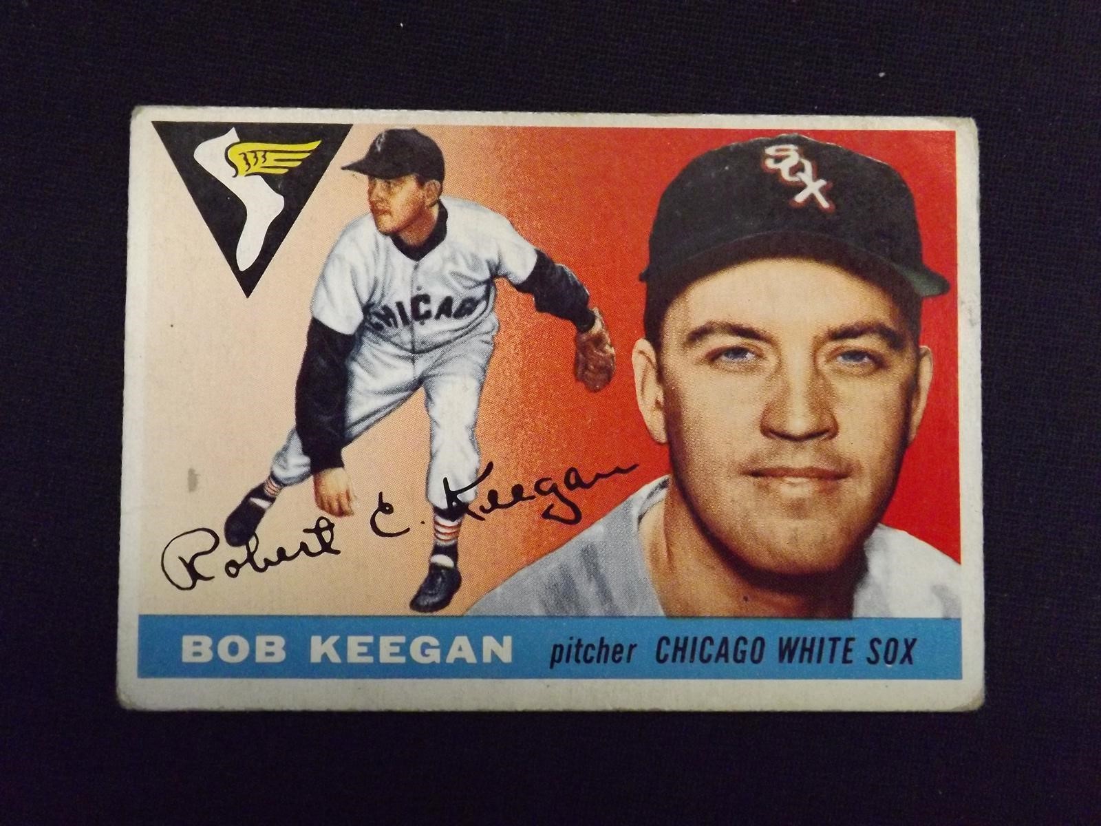 1955 TOPPS #10 BOB KEEGAN WHITE SOX VINTAGE
