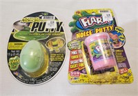 Nite-Glo Putty & Flarp! Noise Putty