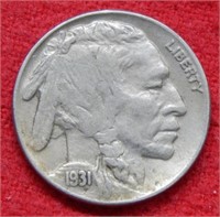 1931 S Buffalo Nickel