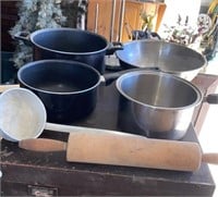 Kitchenware - Rolling Pin, Pots & Pans, Mixing