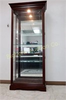 Lighted Curio Display Cabinet w/ Side Entry