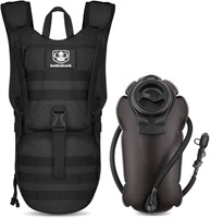 Tactical Hydration Pack Water Backpack with 3L Bla