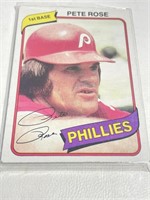 1980 Topps Pete Rose Phillies