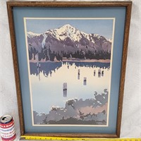 Beautiful Byron Birdsall Pioneer Peak Art Print