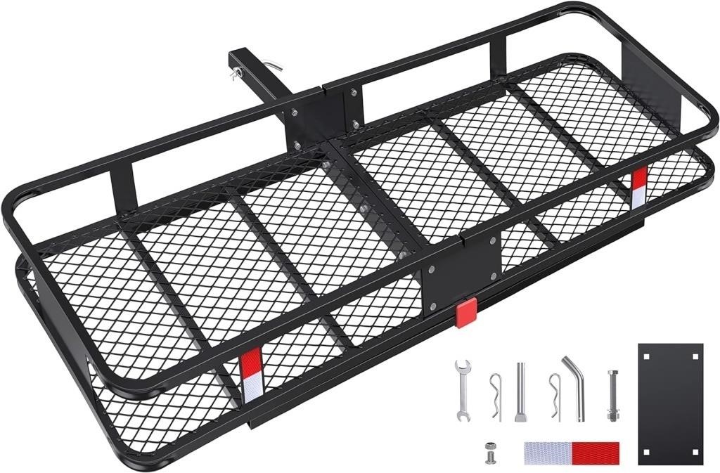 60 X 20 X 6 Inches Hitch Rack Cargo Carrier