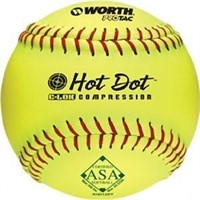 Worth ASA Hot Dot AHD12SY Softball