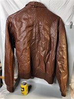 ANDHURST Brown Leather Jacket