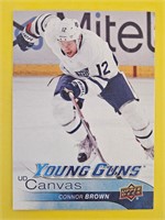 Connor Brown 2016-17 UD Young Guns Canvas Rookie