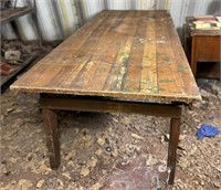 Wooden Farmhouse Table