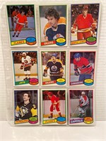 9 X 1980’s Hockey Cards