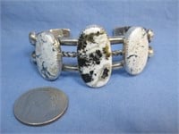 S.S. N/A White Buffalo  Bracelet Hallmarked M.A.