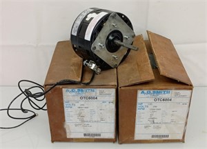 2 new AO Smith electric motors OTC6004
