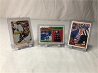 3 - Wayne Gretzky 1980's Hockey Cards