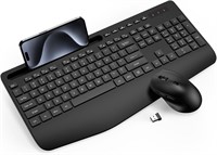 Wireless Keyboard & Mouse - Trueque Black