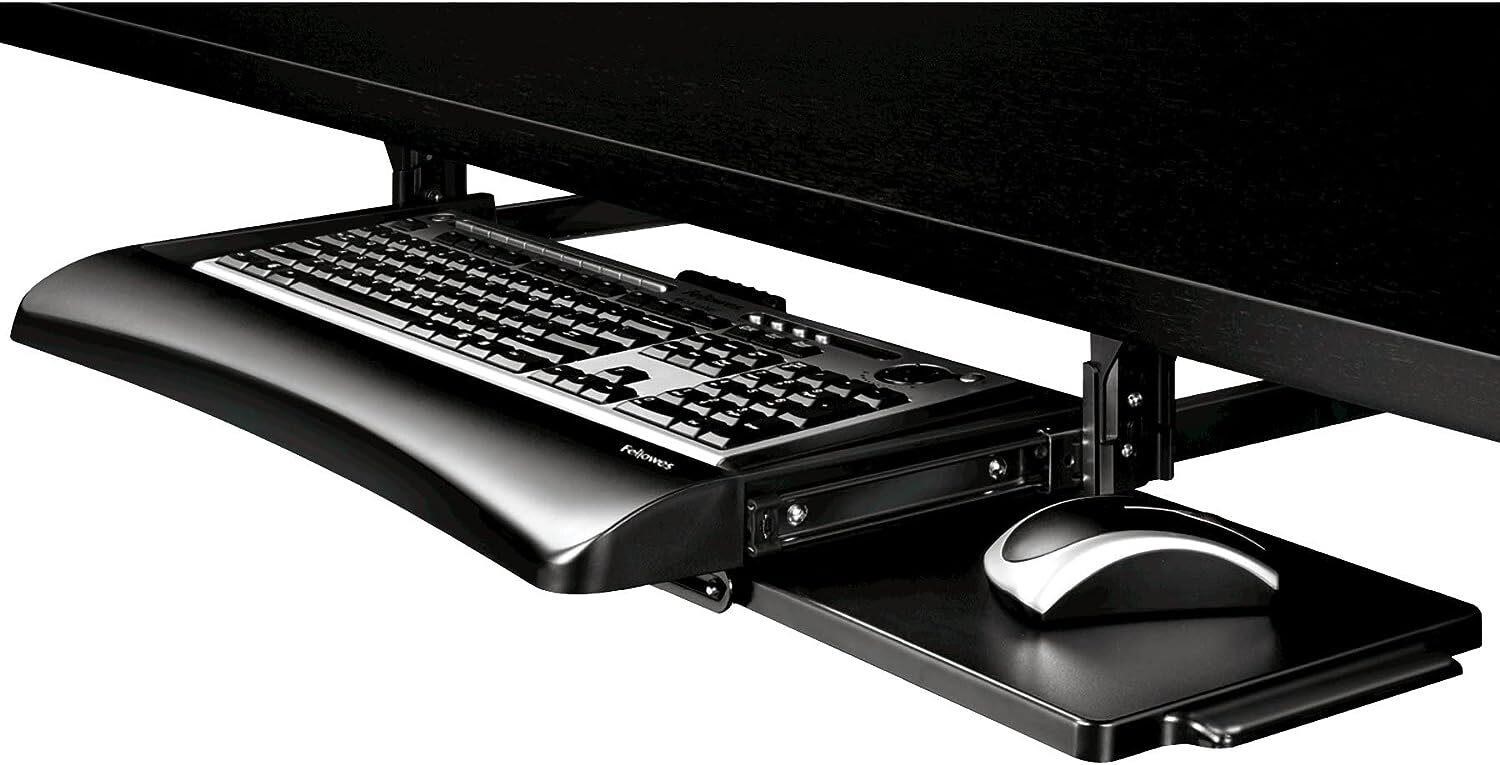 Fellowes Underdesk Keyboard Drawer  Black