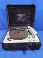 Vintage Hudson Portable Record Player