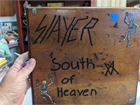 Custom Slayer South of Heaven Wooden Plaque