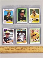 6ct Willie Stargell Baseball Cards