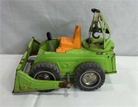 Nylint Wrecker Plow Tow Tractor 1970s Green