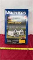 NIB Walters HO Scale House Kit 2 pack