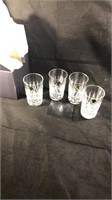 Waterford Fitzgerald High Ball Glasses Set of 4