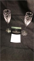 Beautiful Waterford Wine Flutes