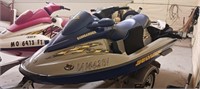 1996 and 2002 seadoo gsx ,rxdi with double trailer