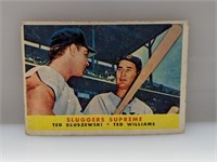 1958 Topps #321 Fence Busters Ted Williams HOF