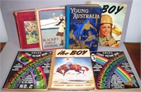 Seven assorted vintage children's books