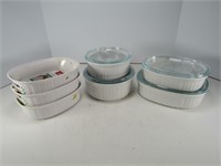 7 PCS CORNINGWARE BAKING WARE