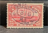 U.S. 25c Parcel Post stamp Q-9