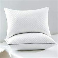 GOHOME 2 LUXURY SOFT PILLOWS (APPROX. 31X18" EACH)