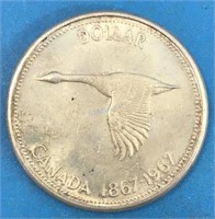 1967 Silver Dollar Canada