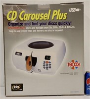 New Open Box - 150 CD/DVD Carousel Plus Organizer