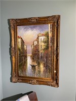 Oil on Canvas Framed Painting