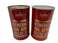 2 KENDALL DUAL ACTION MOTOR OIL QT. CANS
