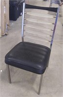 Mid century lucite back ladder chair