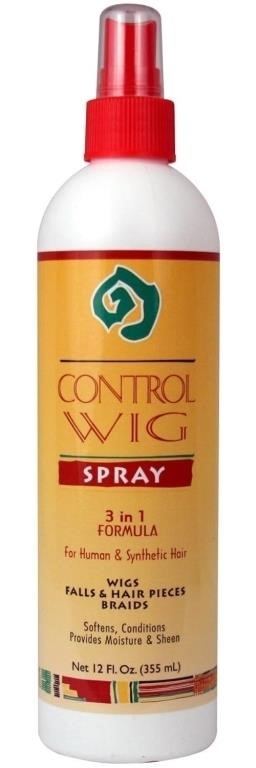 Control Wig Spray 3 In 1 Formula 12Oz