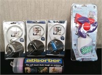 Box New 3 USB Fans, Squeeze Breeze Fan, Absorber