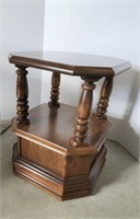 Octagonal Accent table with drawer