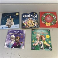 Kids Books Lot 1- Frozen, Silent Night, Disney