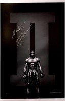 Michael B Jordan Signed Creed  Poster