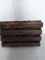 A pallet that is wall decor