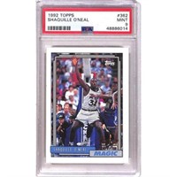 1992 Topps Shaquille O'neal Rookie Psa 9