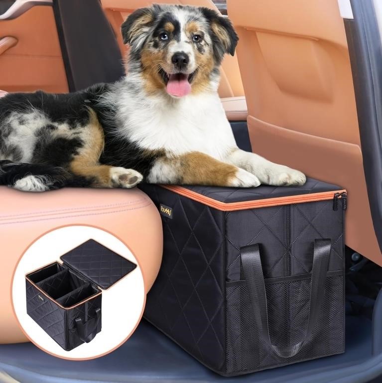 iBuddy Car Seat Extender w/ Storage for Large Dogs