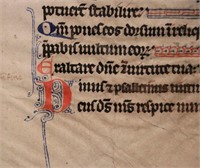 Manuscript French Psalter Leaf