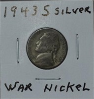 1943 S Silver War Nickel